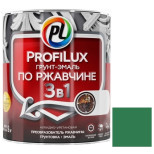 Грунт-эмаль Profilux 3 в 1 по ржавчине зеленая 0,9 кг