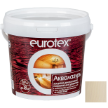 Лак-антисептик акриловый Eurotex Аквалазурь ваниль 0,9 кг