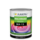 Краска масляная Лакра МА-15 белая 0,9 кг