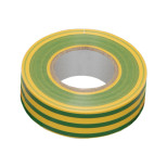 Изолента ПВХ IEK 0.18х19 мм желто-зеленая UIZ-20-10-K52