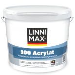Изображение товара Акрилатная краска Linnimax 100 Acrylat 2,5 л для фасадов и интерьеров