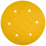 Круг шлифовальный Abraform Giraffe Gold AF-GG6-180 на липучке 6 отверстий Р180 225 мм