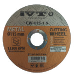 Диск отрезной по металлу IVT CW-115-16 115х22,2х1,6 мм