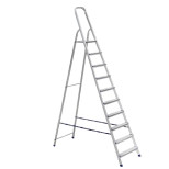 Изображение товара Стремянка алюминиевая односторонняя Алюмет АМ710