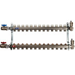 Коллектор распределительный Stout SMS 0912 000013 на 13 контуров в сборе без расходомеров 