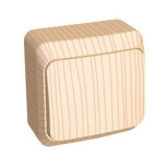 Изображение товара Переключатель Schneider Electric Этюд BA10-004k одноклавишный кремовый