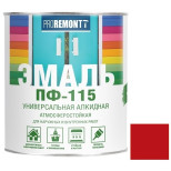 Эмаль Proremontt ПФ-115 красная 1,9 кг