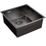Мойка кухонная Emar Best 131 EMB-131 нержавеющая сталь PVD 440х420 мм чёрная