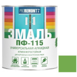 Эмаль Proremontt ПФ-115 салатовая 0,9 кг