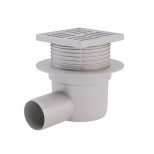 Трап горизонтальный регулируемый с мокрым затвором АниПласт TA5604 100 мм