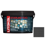 Затирка эпоксидная для швов Litokol Starlike Evo S.140 Nero Grafite черный графит 1 кг
