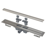 Лоток душевой Alca Plast APZ1SMART-LINE-650 Дн 50 с нержавеющей решеткой горизонтальный выпуск