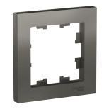 Изображение товара Рамка одноместная Schneider Electric AtlasDesign ATN000901 сталь