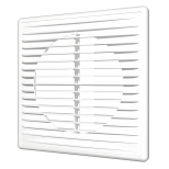 Решетка вентиляционная приточно-вытяжная Era 2121П белая