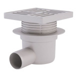 Трап горизонтальный регулируемый с мокрым затвором АниПласт TA5610 150 мм