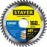 Диск пильный по дереву Stayer Expert 160x30/20 мм точный рез 3682-160-30-48_z01