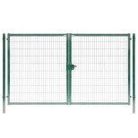 Ворота для забора Grand Line Medium New Lock 1730х4000 мм Ral 6005