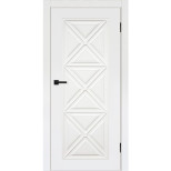 Дверь межкомнатная Komfort Doors Турин-18 эмаль белая глухая 2000х800 мм в комплекте коробка 2,5 шт. и наличник 5 шт.