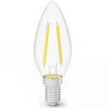 Лампа светодиодная Gauss Filament Свеча 7W 580lm 4100К Е14 LED 3 лампы в упаковке 103901207T
