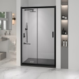 Дверь душевая RGW PA-016B 350801614-14 прозрачная чёрная 1950х1400х6 мм 