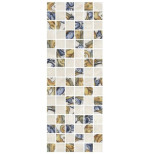 Декор керамический Kerama Marazzi MM15129B Площадь Испании мозаичный глянцевый 400х150 мм
