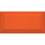 Керамическая плитка Kerama Marazzi 16075 Клемансо оранжевая грань глянцевая 150х74 мм