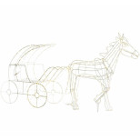 Фигура Kaemingk B. V. Лошадь с каретой 440диодов LED KA492568