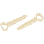 Дюбель-хомут для плоского кабеля Зубр 30912-12 ДХ-П 12 мм 100 шт