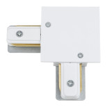 Соединитель для однофазных шинопроводов Volpe Polybag UBX-Q123 R21 UL-00007381  L-образный белый