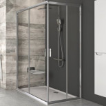 Душевой уголок Ravak Blix BLRV2K-100 1XVA0100Z1 квадратный Transparent белый