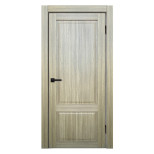 Дверь межкомнатная Komfort Doors Классик 2 глухая неаполь дымчатый 1900х600 мм в комплекте коробка 2,5 шт и наличник 5 шт