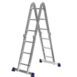 Изображение товара Лестница-трансформер Сибин ЛТ-45 38853 алюминиевая 4x8 ступени