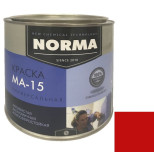 Краска масляная Novocolor МА-15 красная 1 кг