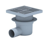 Трап регулируемый АниПласт TQ 5612 с выпуском 50 мм и решеткой 150х150 мм