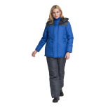 Изображение товара Куртка зимняя женская Факел Снежана 87472338.005 васильковая/темно-серая 52-54/158-164