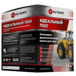 Краска эпоксидная двухкомпонентная для пола Актерм Идеальный пол Ral 9003 белая 4,66 кг 