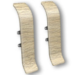 Соединитель для плинтуса ПВХ Ideal Классик 55 213 Дуб Северный 20 штук