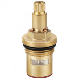 Кран-букса для смесителя Славен СЛ-ЗП-012 керамическая 1/2 дюйма 20 шлицов 