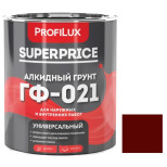 Грунтовка Profilux Superprice ГФ-021 красно-коричневая 1,9 кг