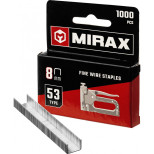 Скобы для степлера Mirax 3153-08  узкие 8 мм 1000 шт