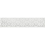 Бордюр керамический Kerama Marazzi AD/D569/6397 Ломбардиа белый матовый 250х54 мм