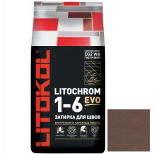 Затирка цементная для швов Litokol Litochrom 1-6 Evo LE.240 Венге 25 кг