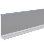 Изображение товара Плинтус алюминиевый Русский профиль анодированный серый матовый 2500х60х12 мм в индивидуальной упаковке