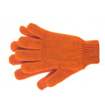 Перчатки трикотажные Сибртех 68689 оранжевый двойные