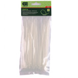 Хомут-стяжка Сибртех 45523 160x2,5 мм белый 100 шт 