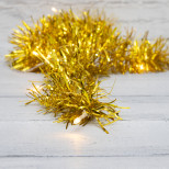 Изображение товара Гирлянда светодиодная Neon-Night 304-012 Мишура золотая 10 LED