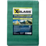 Тент универсальный с люверсами X-Glass 2х3 м зеленый 120г/м2