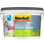 Краска для кухни и ванной Marshall Export база BW матовая 2,5 л