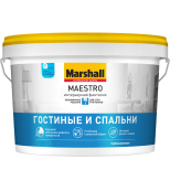 Краска для стен и потолков Marshall Maestro Интерьерная Фантазия глубокоматовая 9 л
