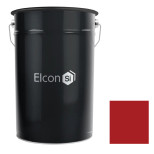 Грунт-эмаль по бетону и кирпичу Elcon BT быстросохнущая красно-коричневая RAL 3009 25 кг 